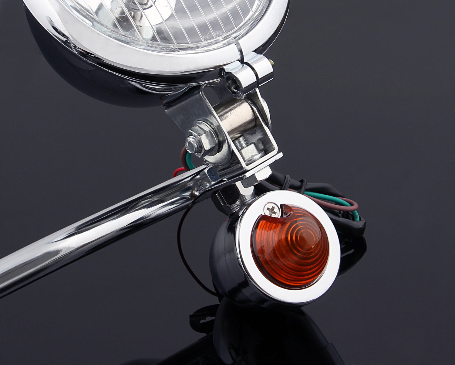 Driving Passing Turn Signal Spot Light Bar Honda Yamaha Suzuki Kawasaki cruisers