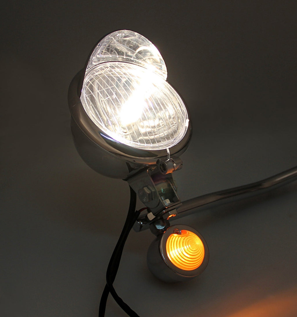 Driving Passing Turn Signal Spot Light Bar Honda Yamaha Suzuki Kawasaki cruisers
