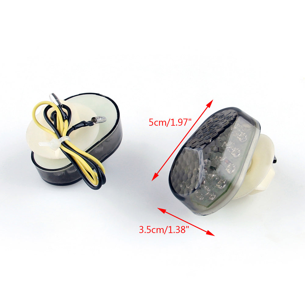 LED Turn Signals Kawasaki ZX6R (98-2013) ZX10R (04-2013) ZX 7R 9R 12R ZZR600