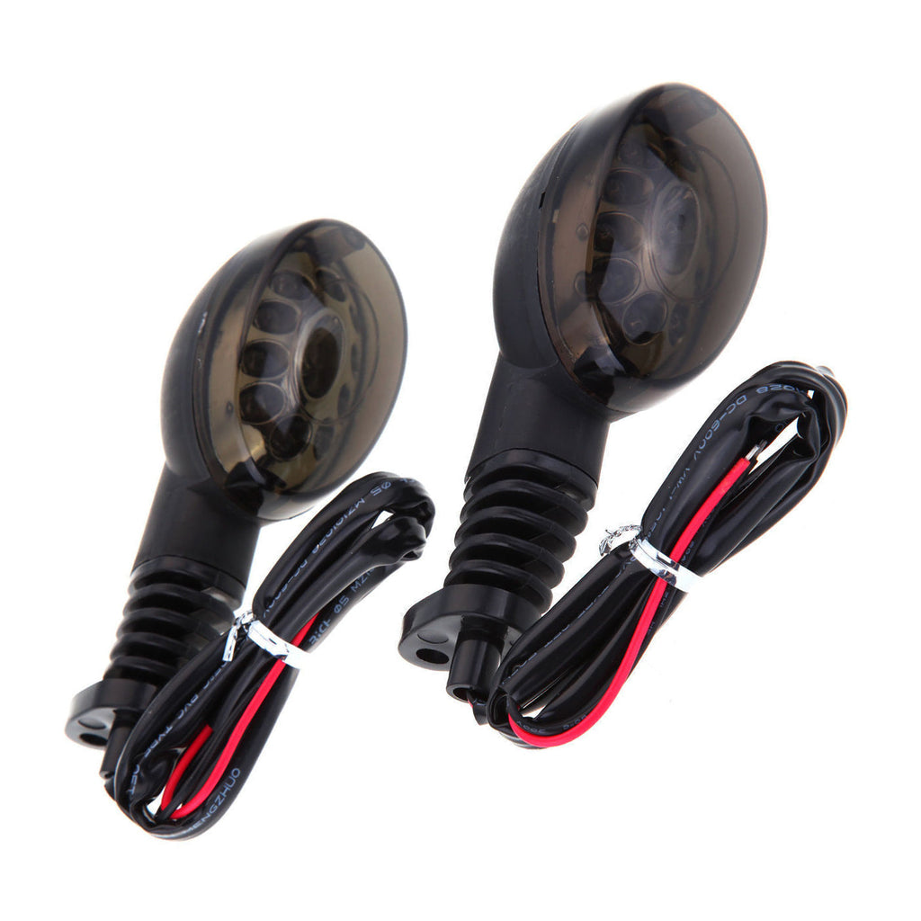 Front Rear LED Turn Signals Blinker Indicator Amber Kawasaki NINJA 250R (08-12)