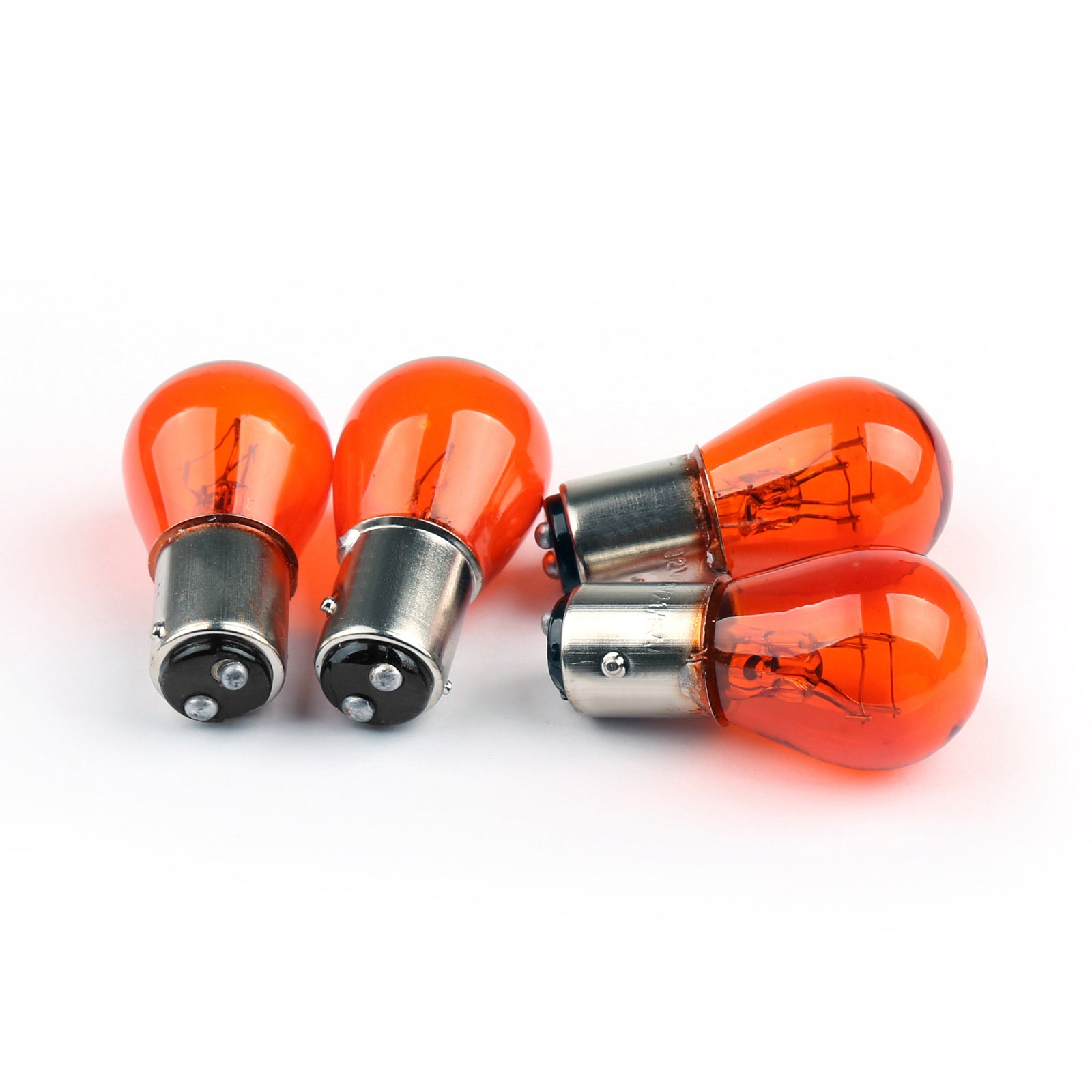 4pcs Turn Signal Light Lens Cover Bulb Lamps for Harley Davidson Electra Glides