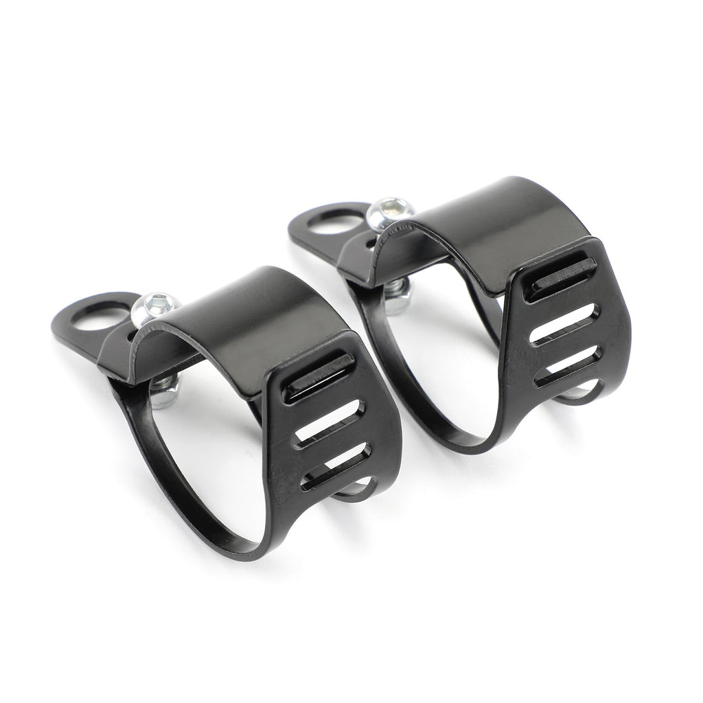 2pcs Front Turn Signal Light Bracket Holder Fork Bar Mount Clamp Holder 41-51mm