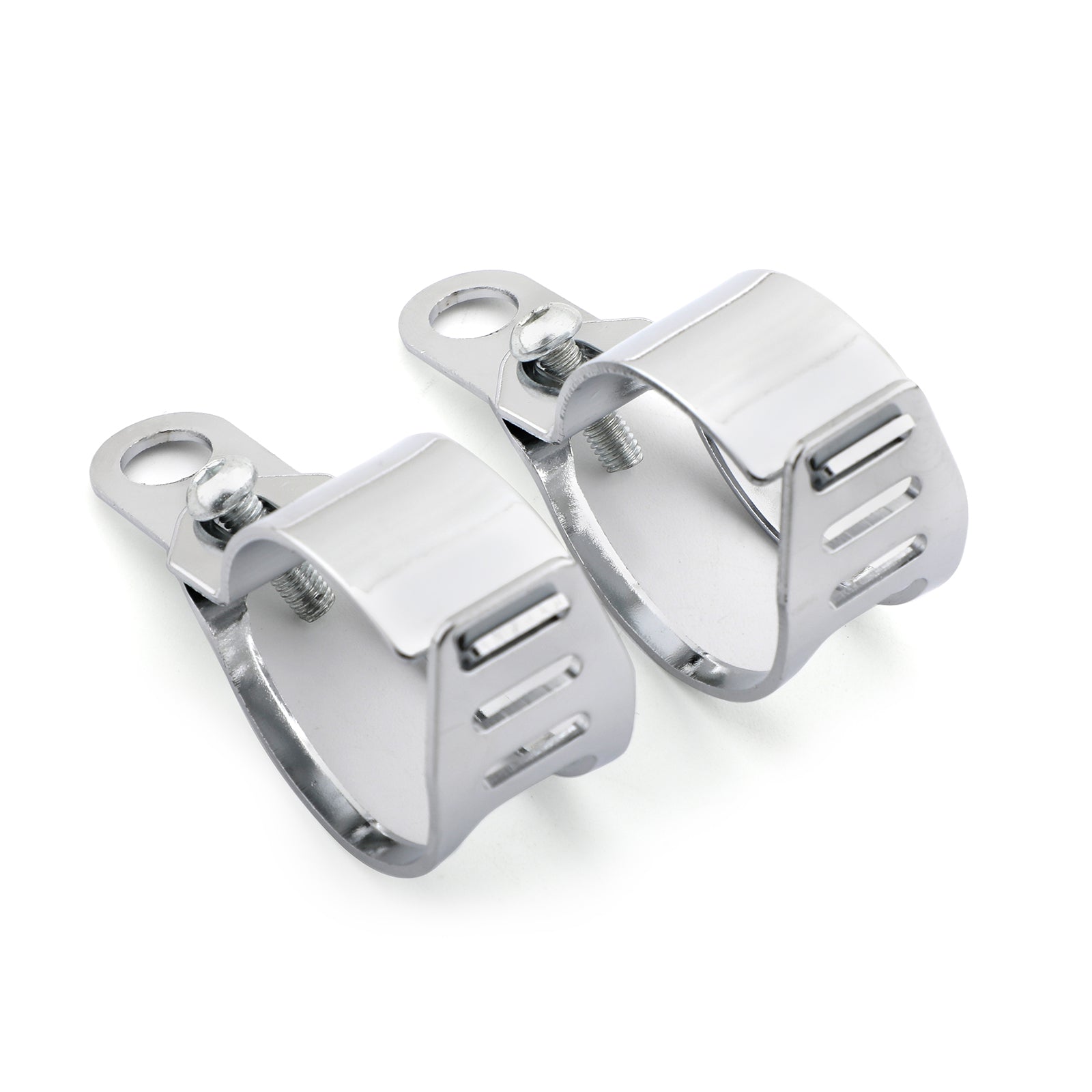2pcs Front Turn Signal Light Bracket Holder Fork Bar Mount Clamp Holder 41-51mm