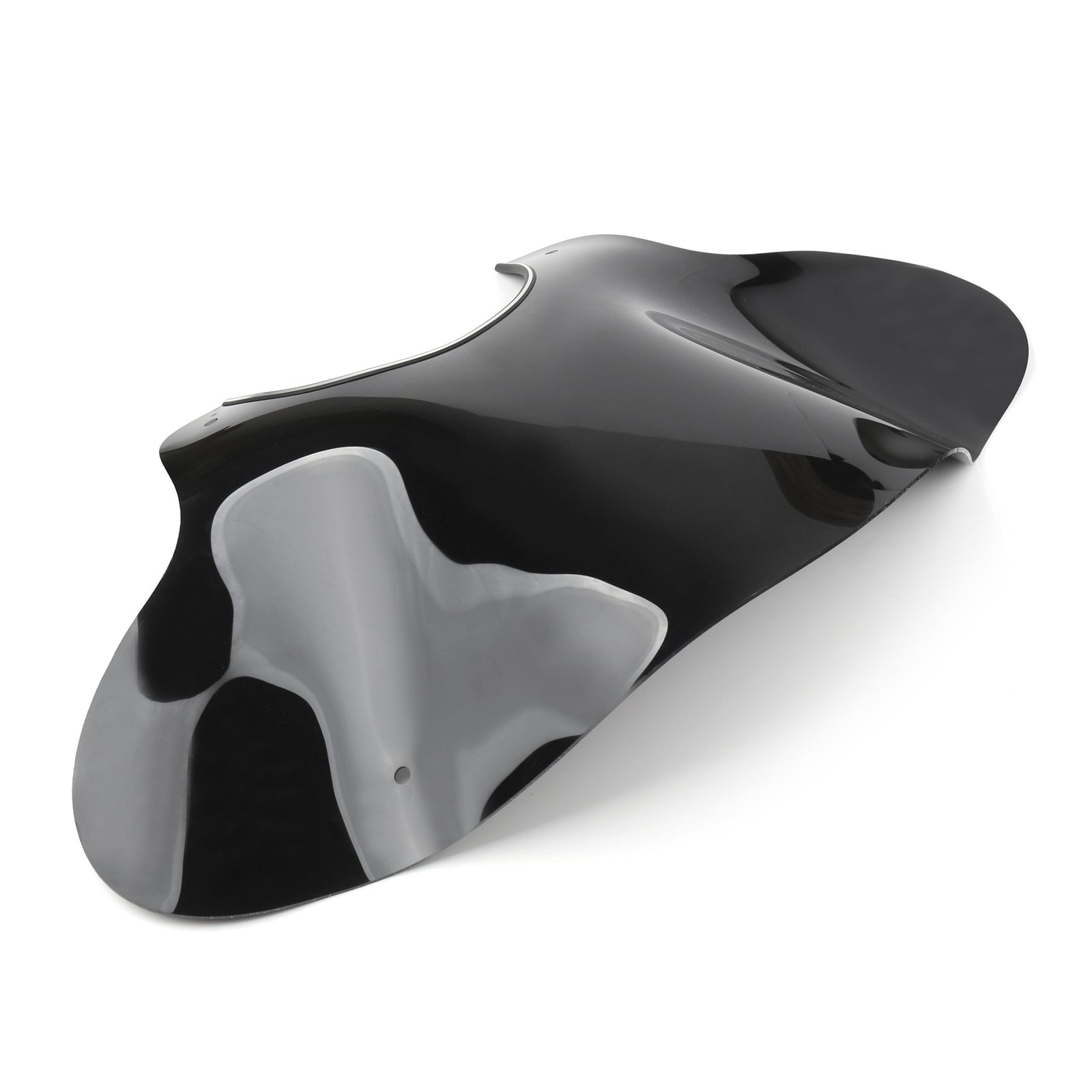 Windshield Windscreen with Mounting kit For Universal Motorcycle Cruiser, Smoke
