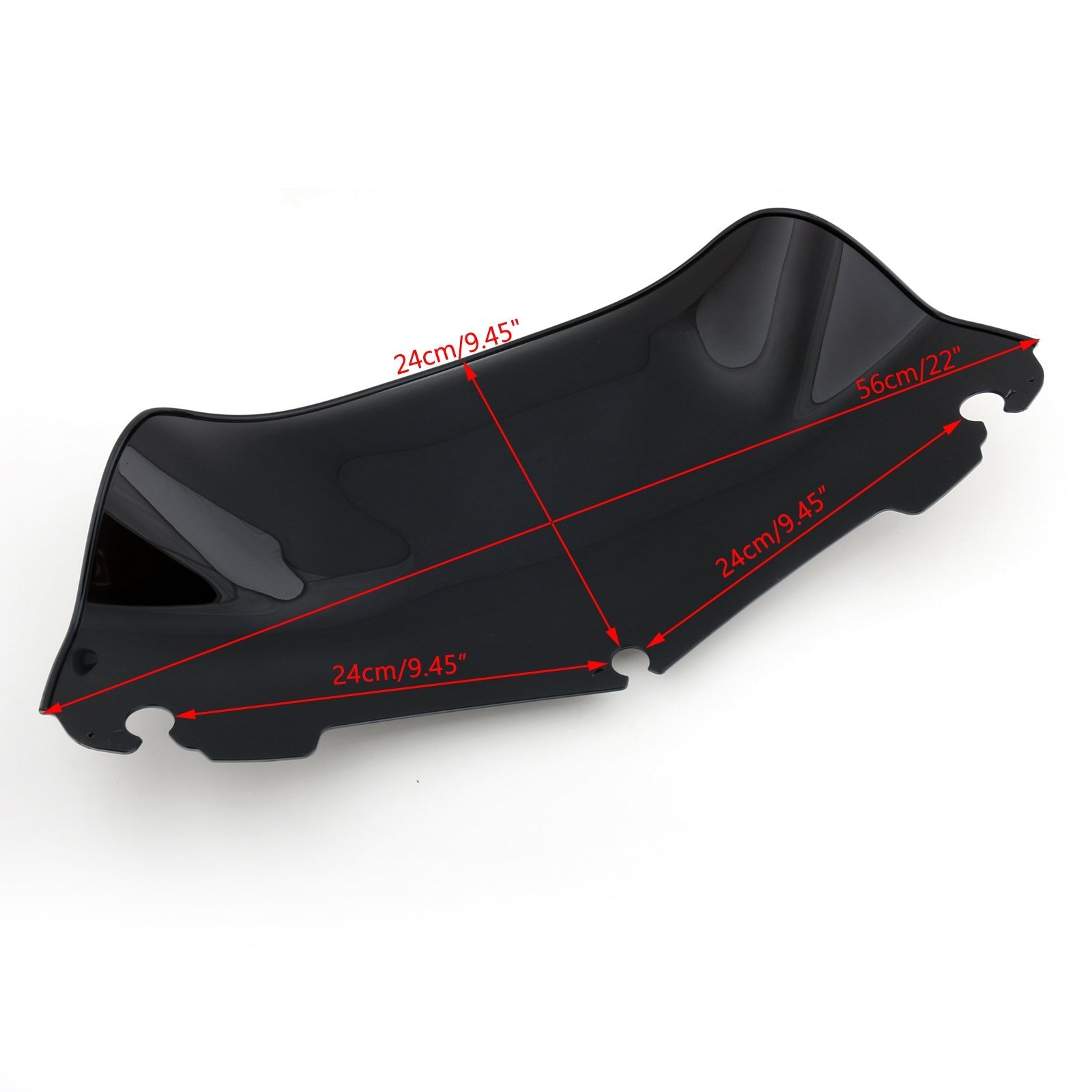 ABS 9 Windshield For Touring Electra Street Tri Glide FLHT FLHTC 2014-2017