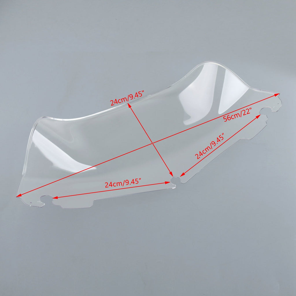 ABS 9 Windshield For Touring Electra Street Tri Glide FLHT FLHTC 2014-2017