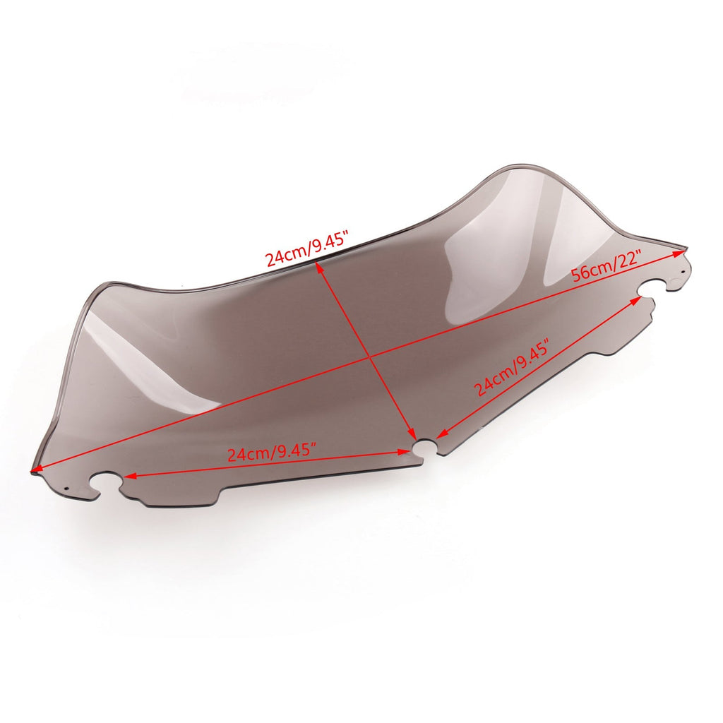 ABS 9 Windshield For Touring Electra Street Tri Glide FLHT FLHTC 2014-2017