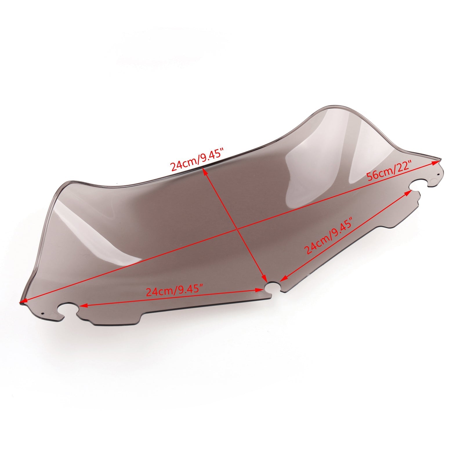 ABS 9 Windshield For Touring Electra Street Tri Glide FLHT FLHTC 2014-2017