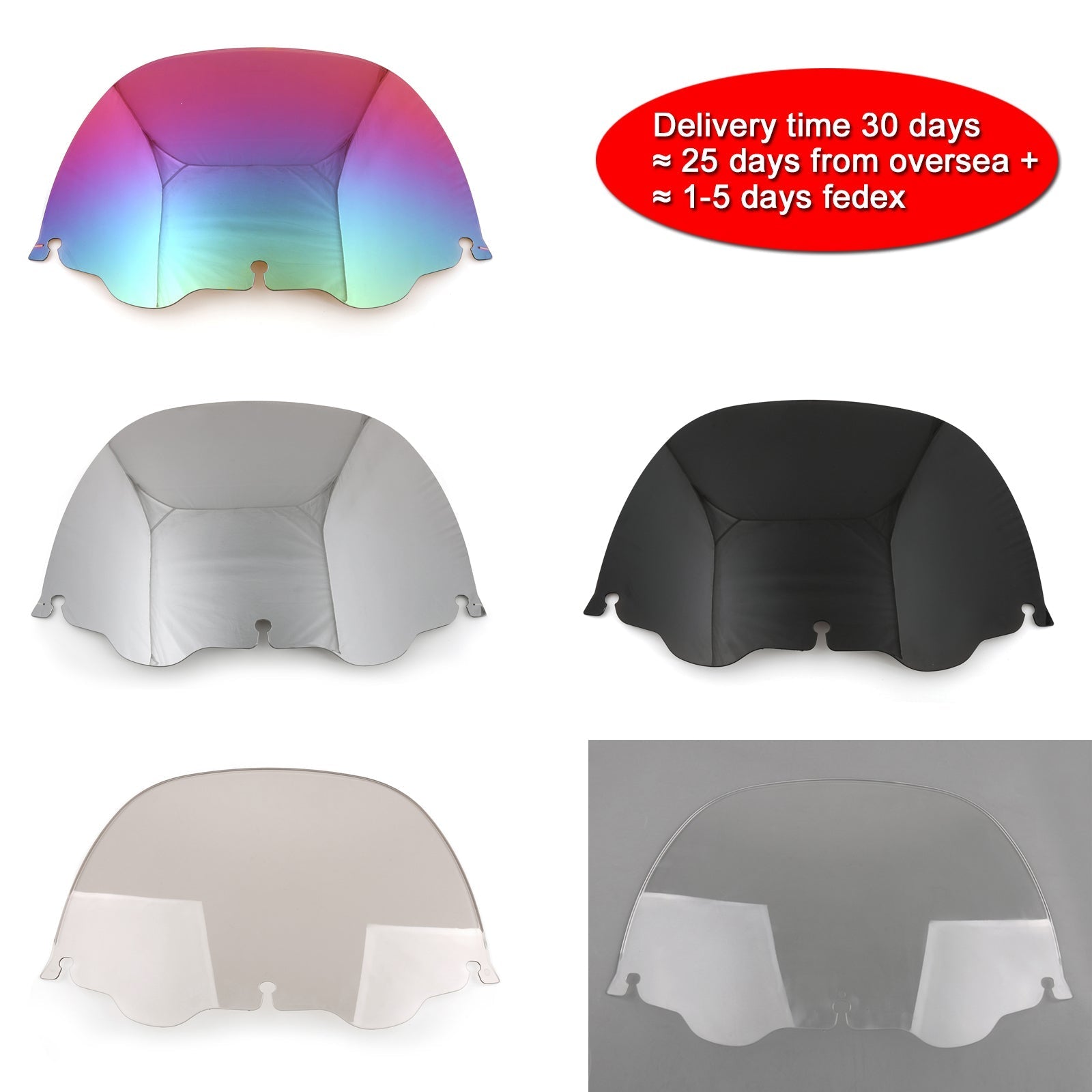 13 ABS Windshield For Touring Street Glide Ultra Classic Trike 1996-2013