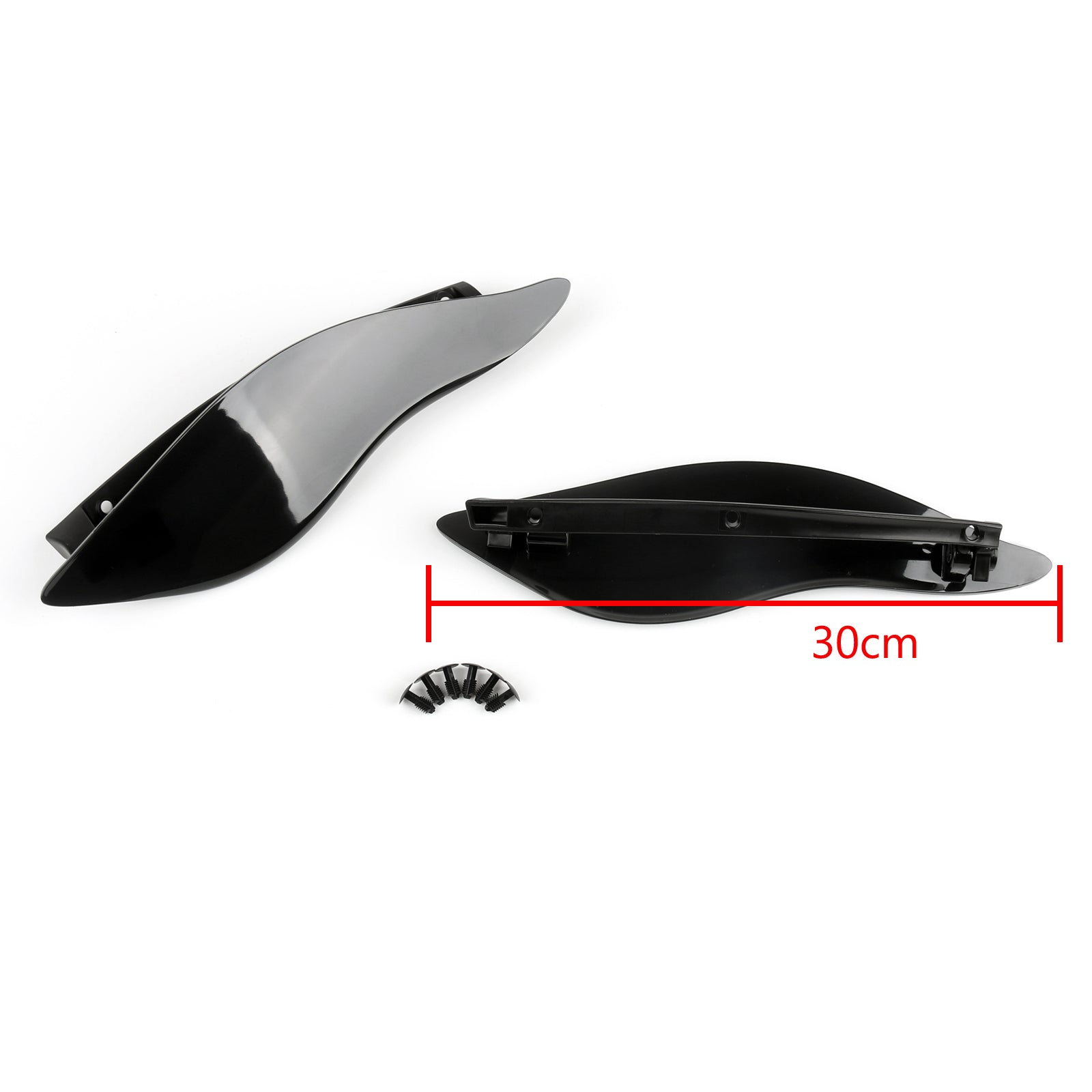 2 x ABS Plastic Side Wings Air Deflectors For Harley Davidson Touring FL 2014-2018, 2 Color