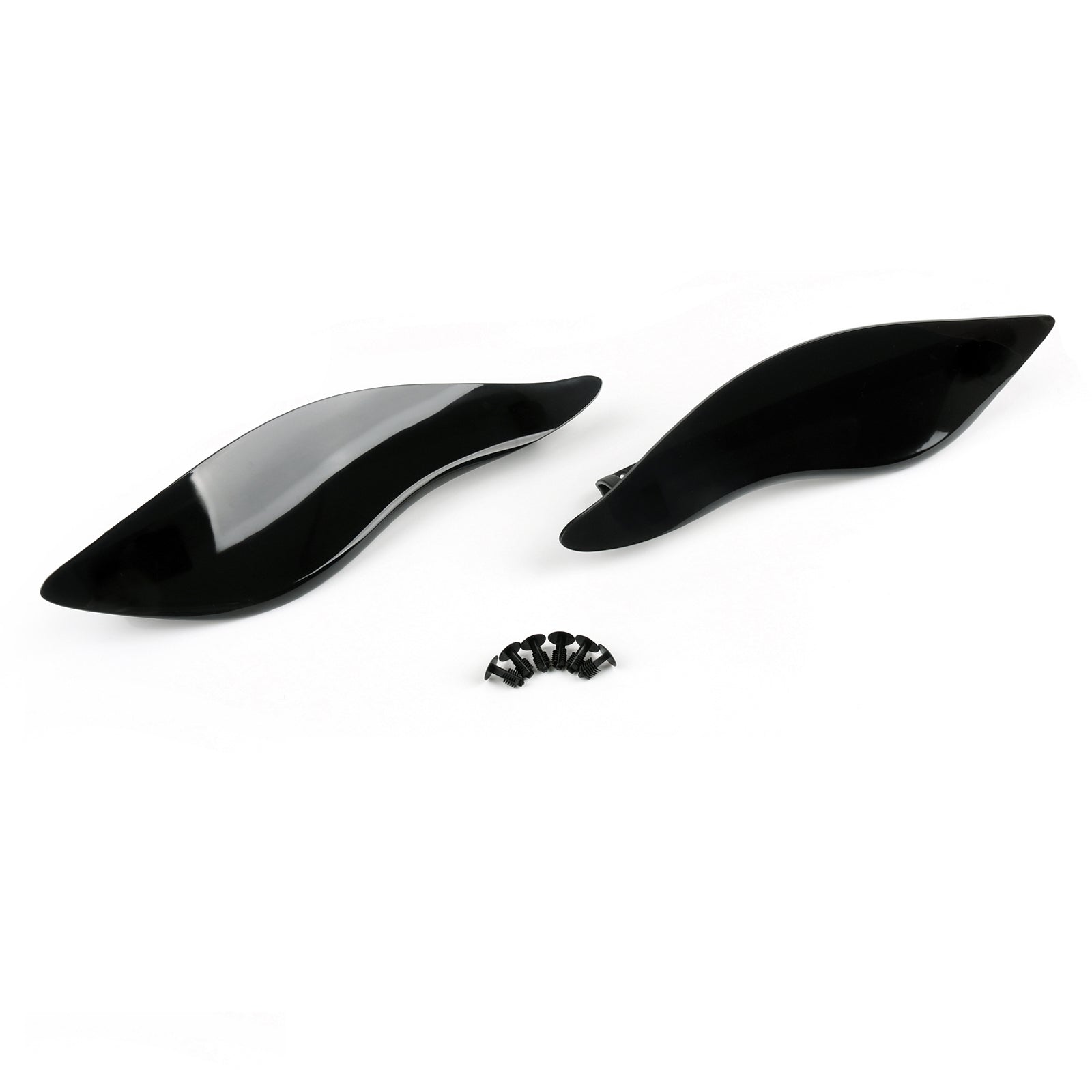2 x ABS Plastic Side Wings Air Deflectors For Harley Davidson Touring FL 2014-2018, 2 Color