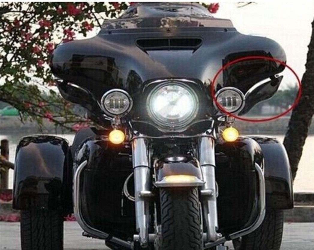2 x ABS Plastic Side Wings Air Deflectors For Harley Davidson Touring FL 2014-2018, 2 Color