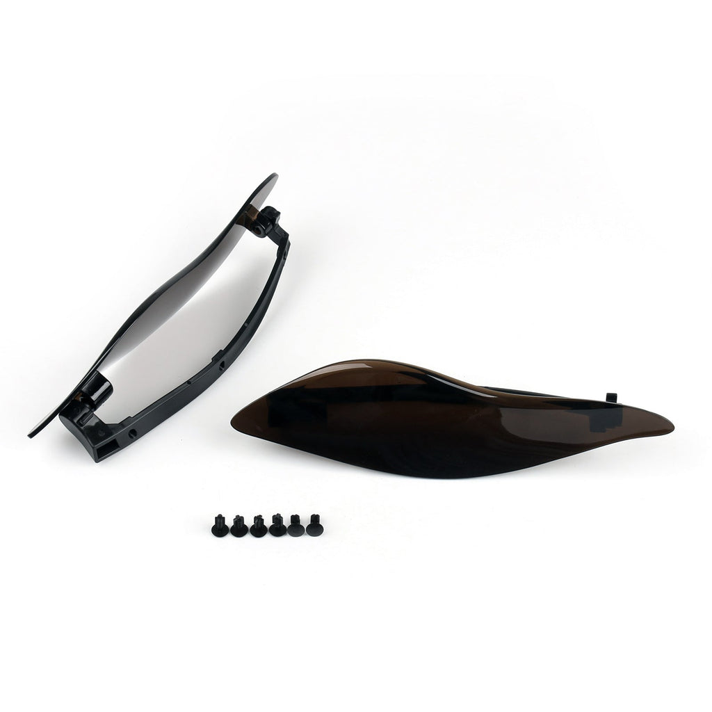 2 x ABS Plastic Side Wings Air Deflectors For Harley Davidson Touring FL 2014-2018, 2 Color