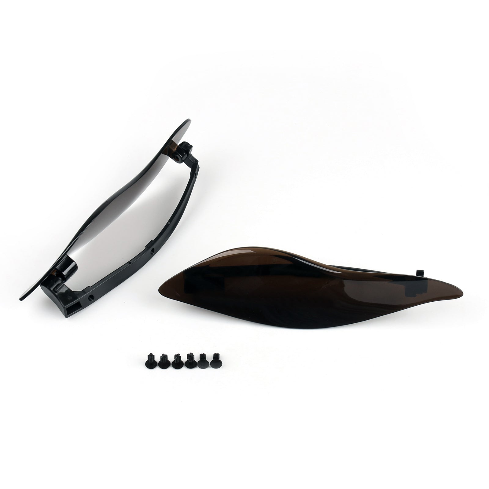 2 x ABS Plastic Side Wings Air Deflectors For Harley Davidson Touring FL 2014-2018, 2 Color