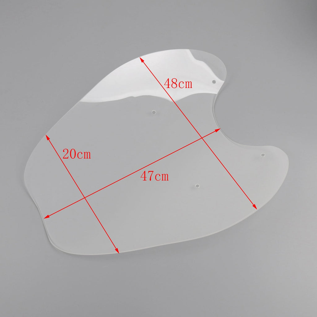 Windscreen Windshield For Harley Davidson Sportster XL883 86-2010 XL1200 (1988-2011), Clear