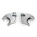 Pair 39mm Windshield Windscreen Clamps For Harley Dyna Sportster XL 883 1200 CHR