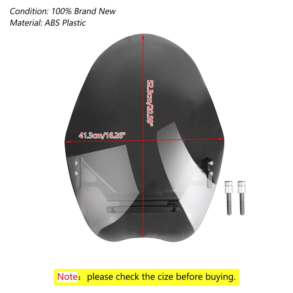Front Windshield Wind Screen Fit for VRSCF V-ROD MUSCLE 2009-2017