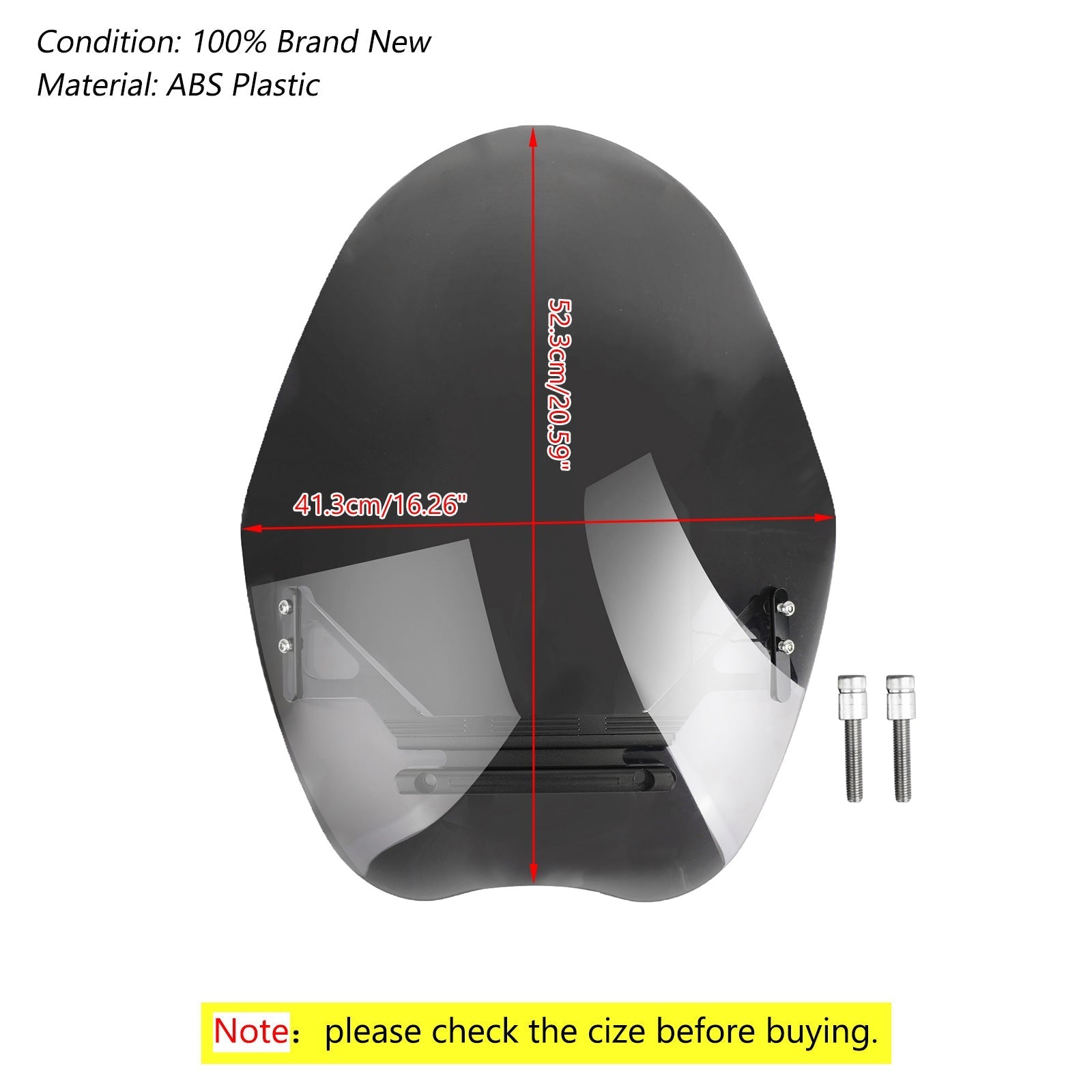 Front Windshield Wind Screen Fit for VRSCF V-ROD MUSCLE 2009-2017