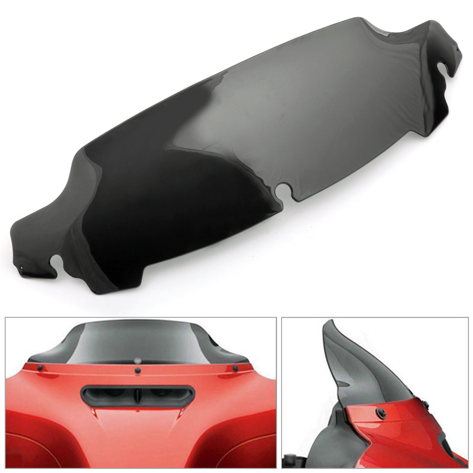 5 Wave Windshield Windscreen for Harley Touring Electra Street Glide 14-18