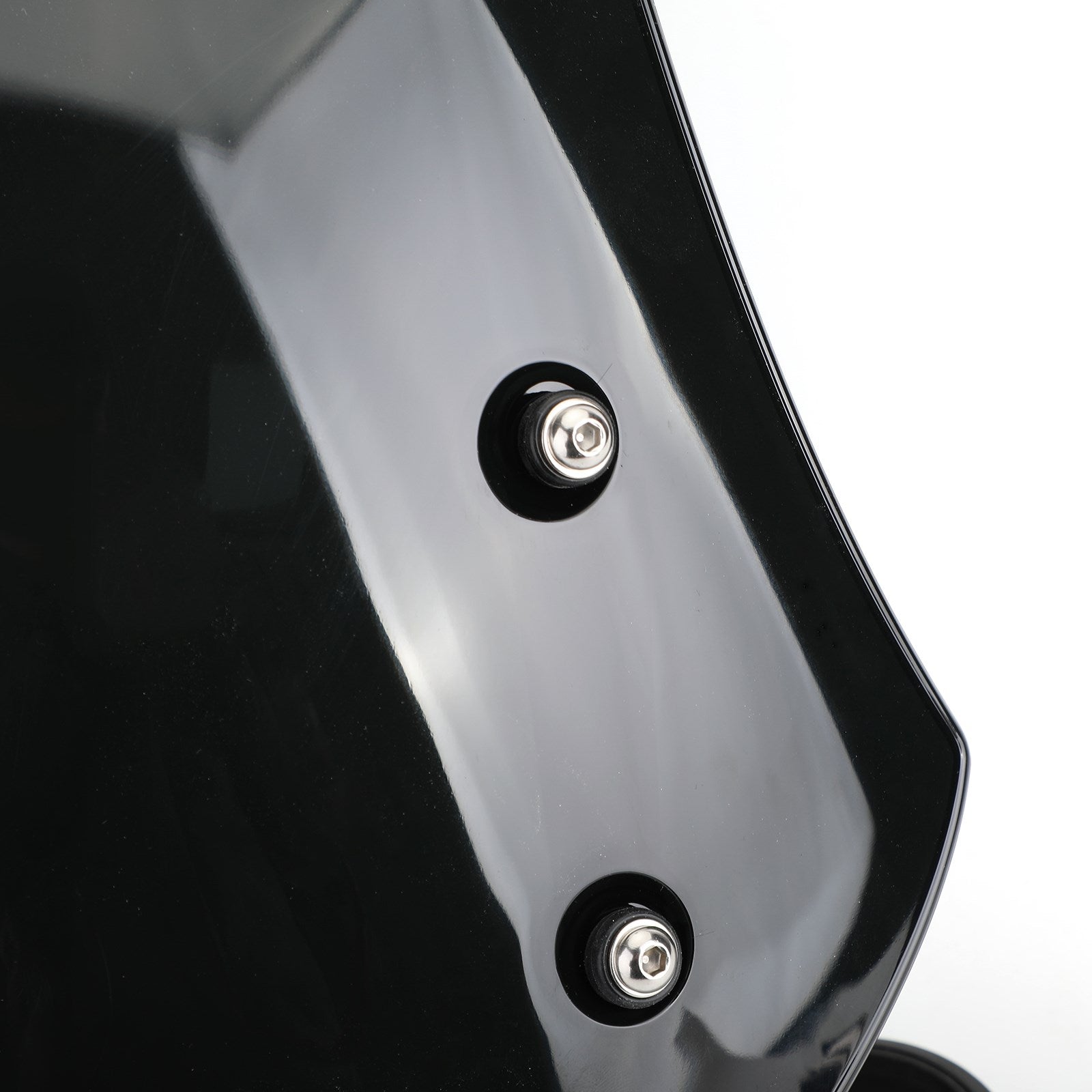 ABS Motorcycle Windscreen Windshield for Harley Dyna Softail Models Black CA Market