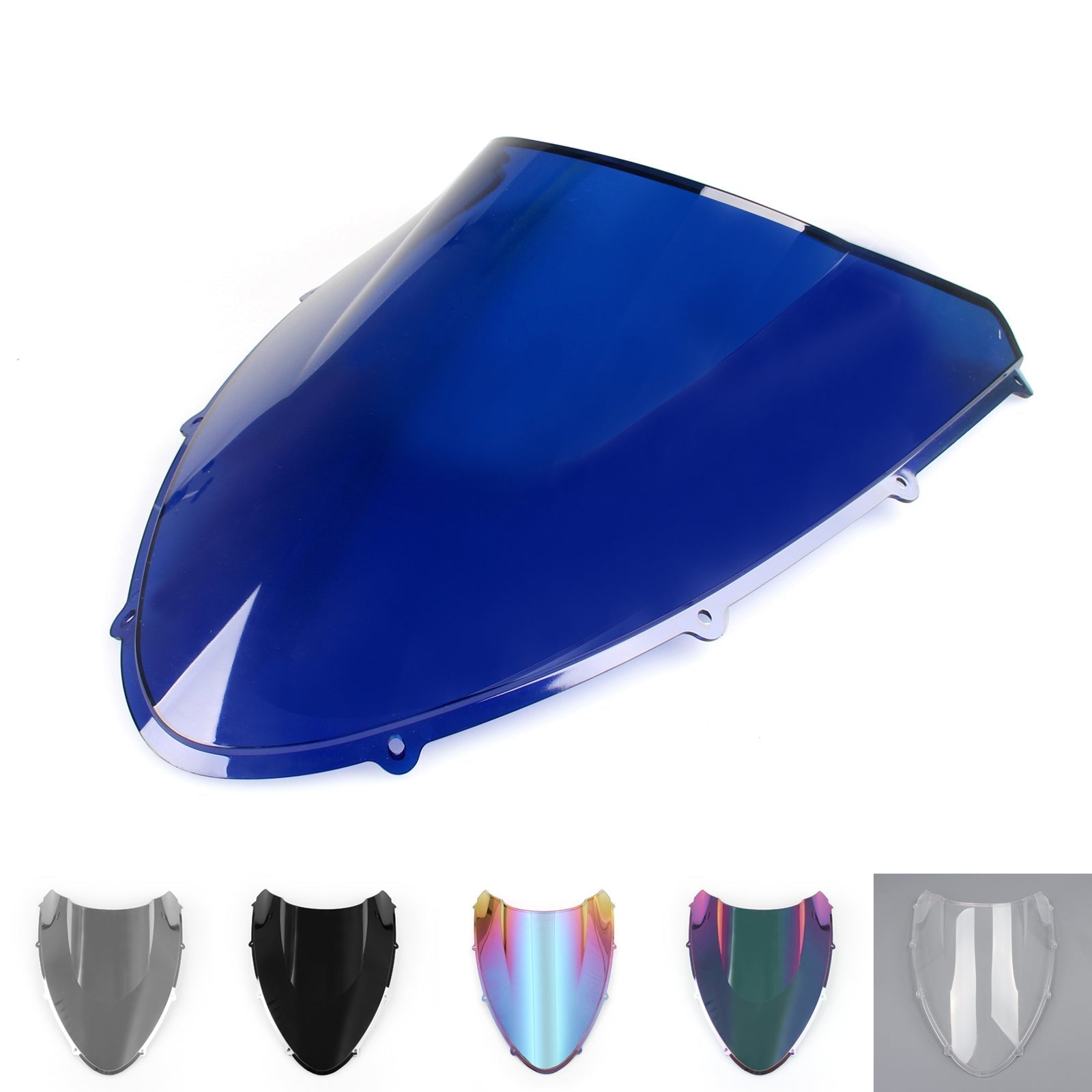 Windshield WindScreen Double Bubble For Ducati 848 1098 1198 2007-2011