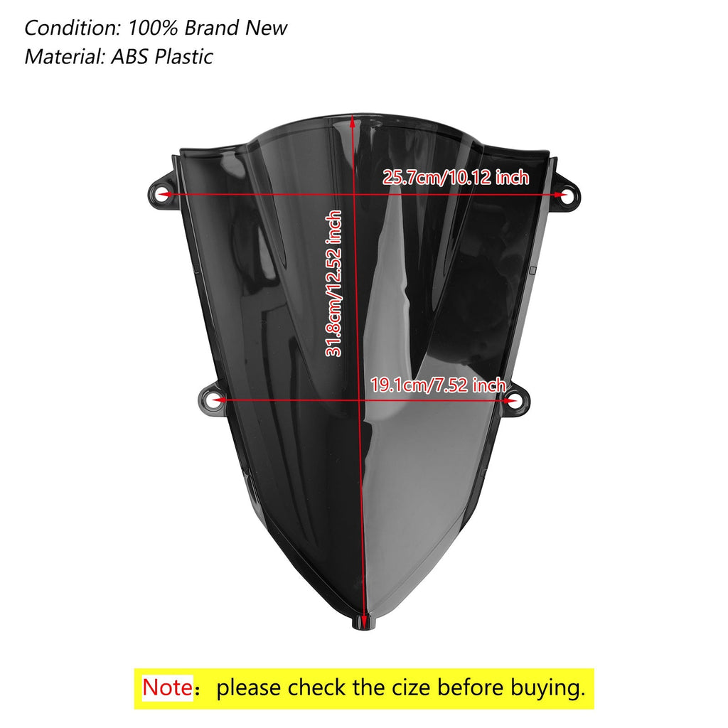 1x ABS Plastic Motorcycle Windshield Windscreen For Honda CBR500R CBR 500 R 2019-2022