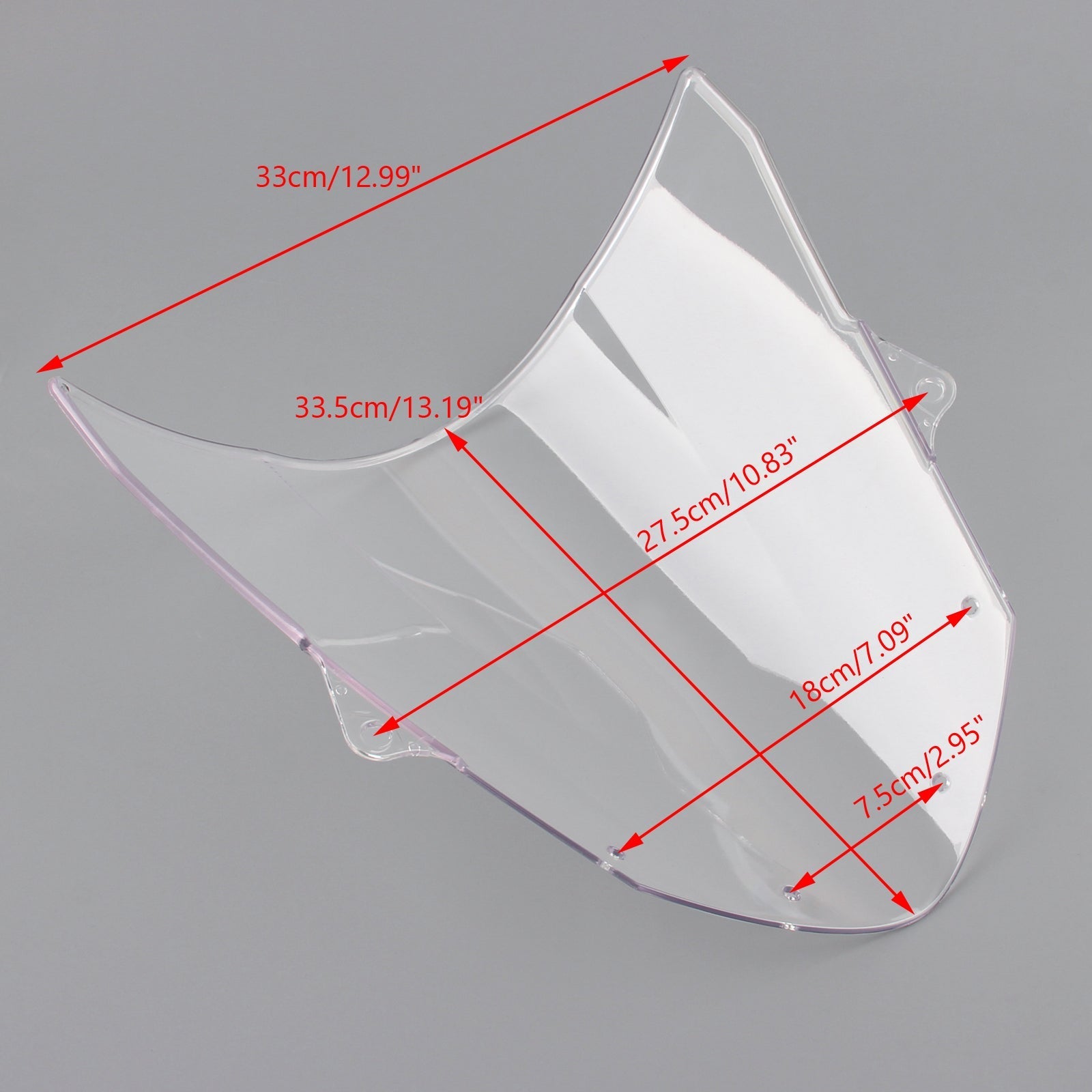 Windshield WindScreen Double Bubble For Kawasaki ZX6R 2009-2014 ZX10R 08-10, 5 Color