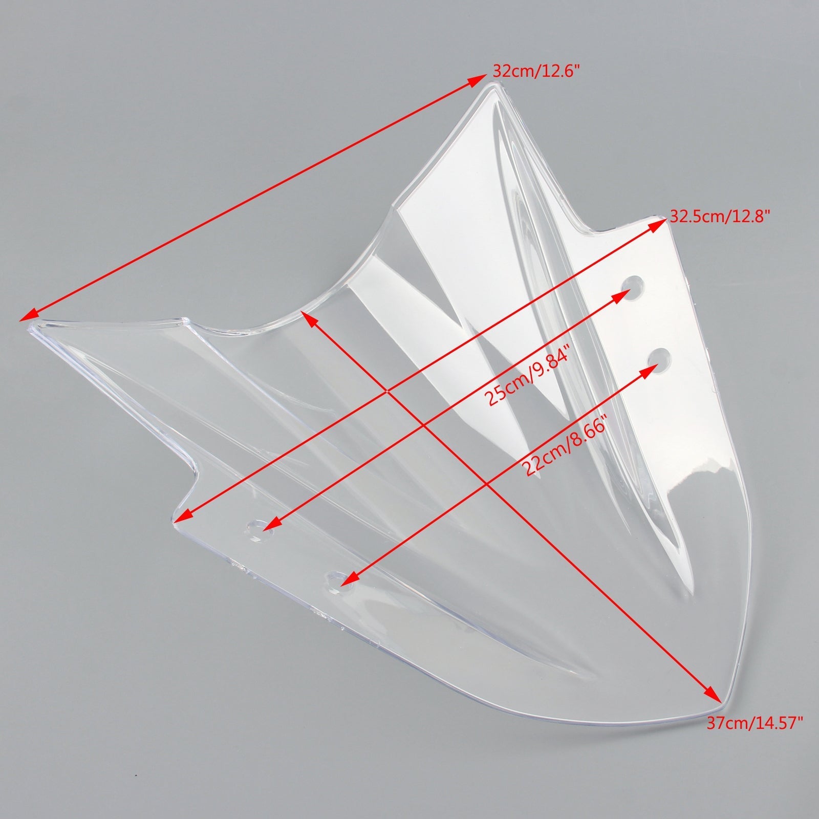 Windshield WindScreen Double Bubble For Kawasaki Ninja 300 EX300 2013-2017