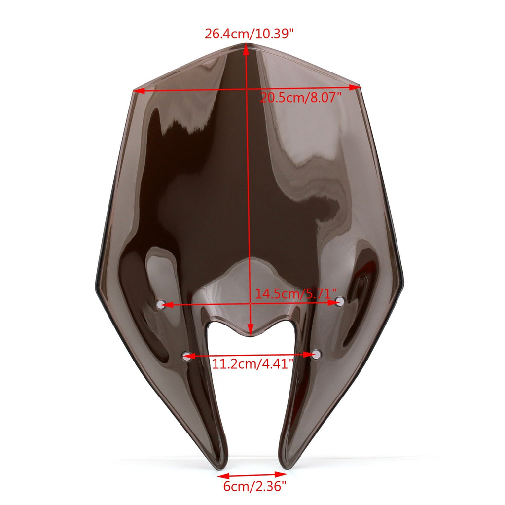 Windshield WindScreen Double Bubble For Kawasaki Z800 (2013-2014) 5 Color
