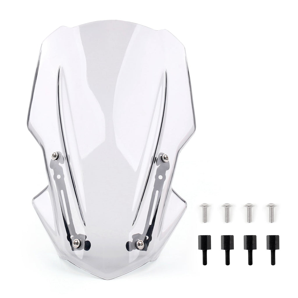 Windscreen Windshield with Bracket For Kawasaki Z 900 2017-2019 fly screen