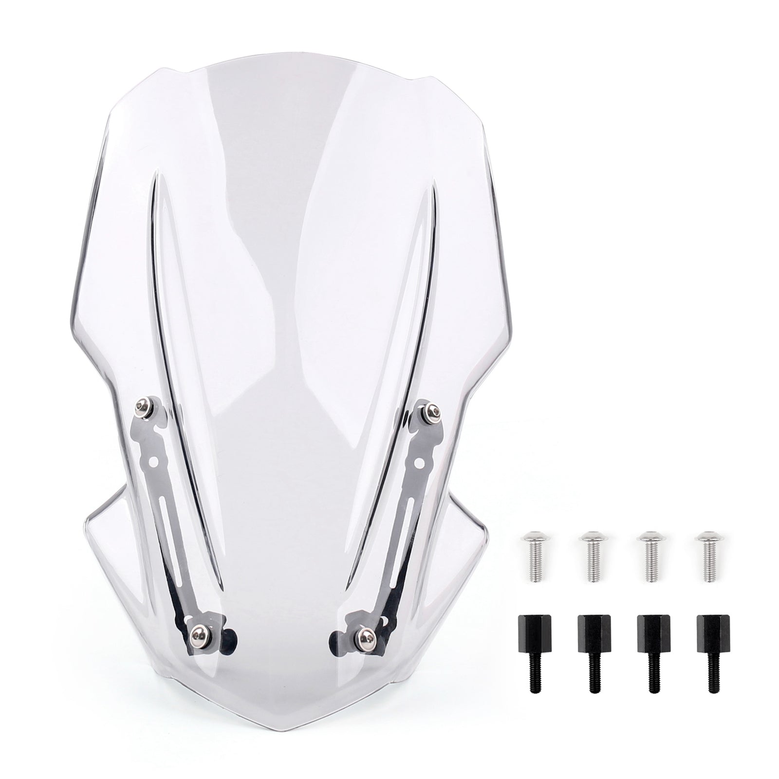 Windscreen Windshield with Bracket For Kawasaki Z 900 2017-2019 fly screen