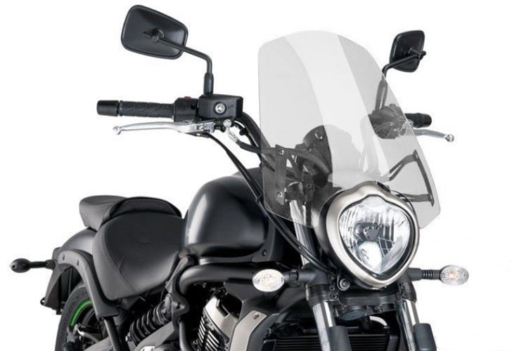 Windscreen Windshield Screen w/Bracket For 2015-2023 Kawasaki Vulcan S EN 650