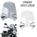 Windscreen Windshield Screen w/Bracket For 2015-2023 Kawasaki Vulcan S EN 650