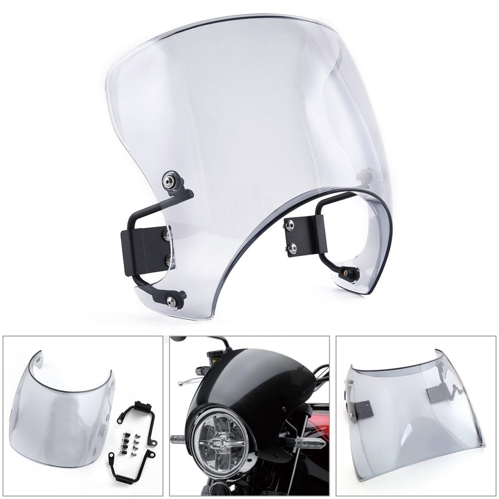 ABS Windscreen Windshield Cafe Racer Wind Protector for Kawasaki Z900RS 2018