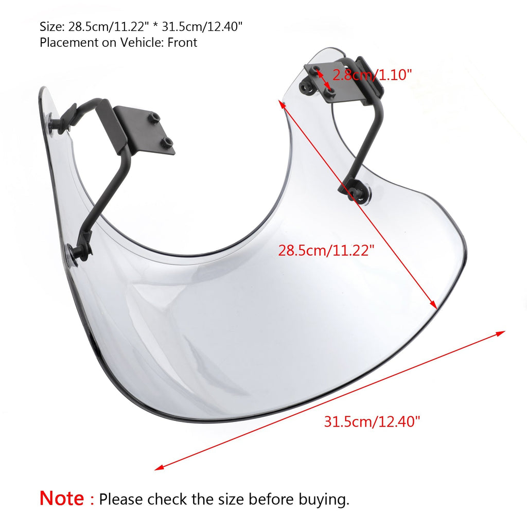 ABS Windscreen Windshield Cafe Racer Wind Protector for Kawasaki Z900RS 2018
