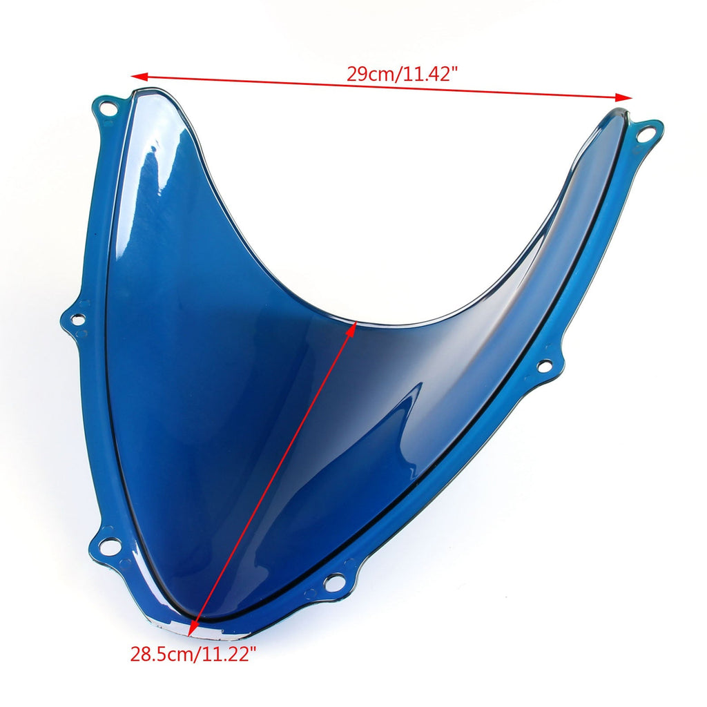 Windshield WindScreen Double Bubble For Suzuki GSXR 600/750 (2006-2007) 6 Color