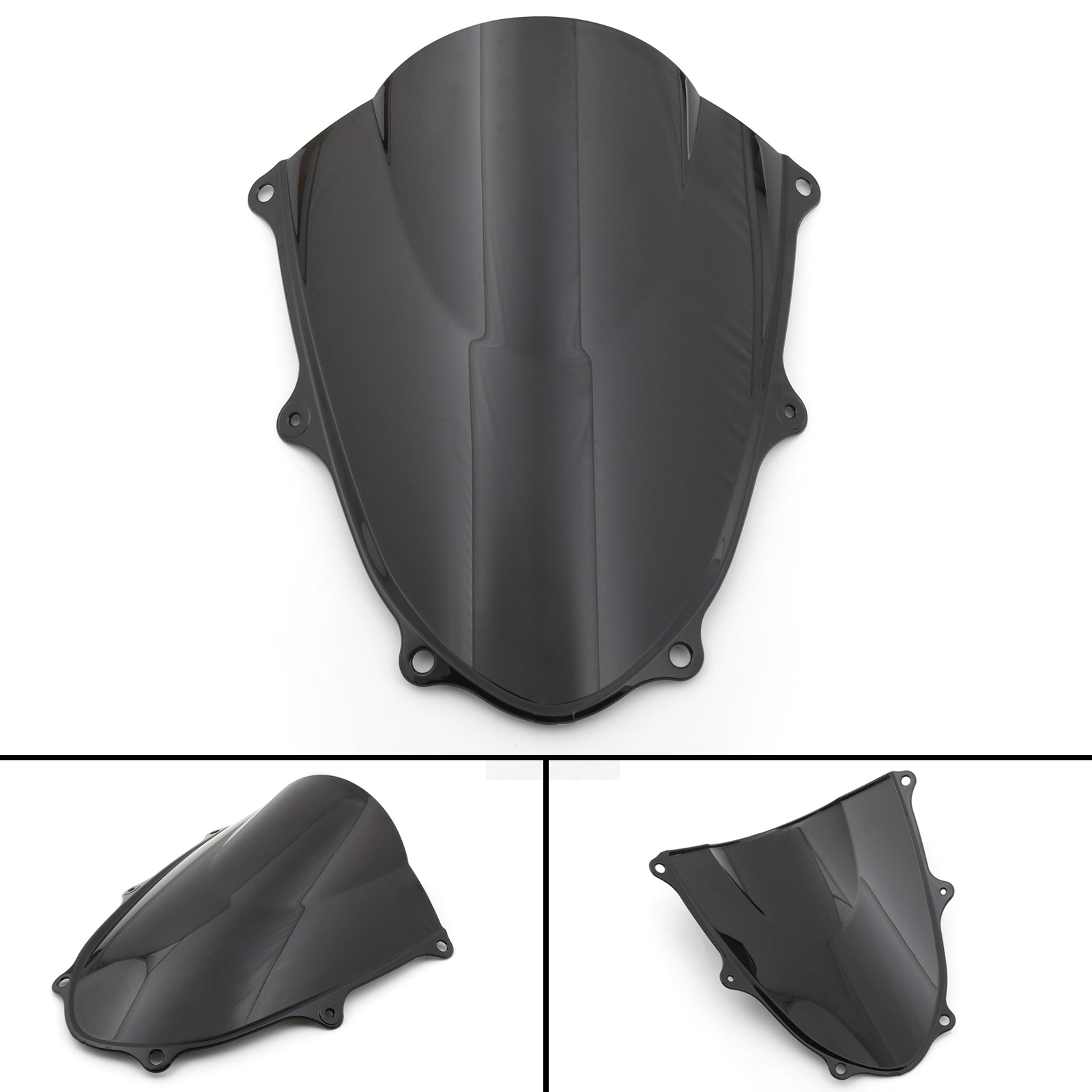 Windshield WindScreen For Suzuki GSXR 1000 GSXR1000 K17 2017-2022 Black