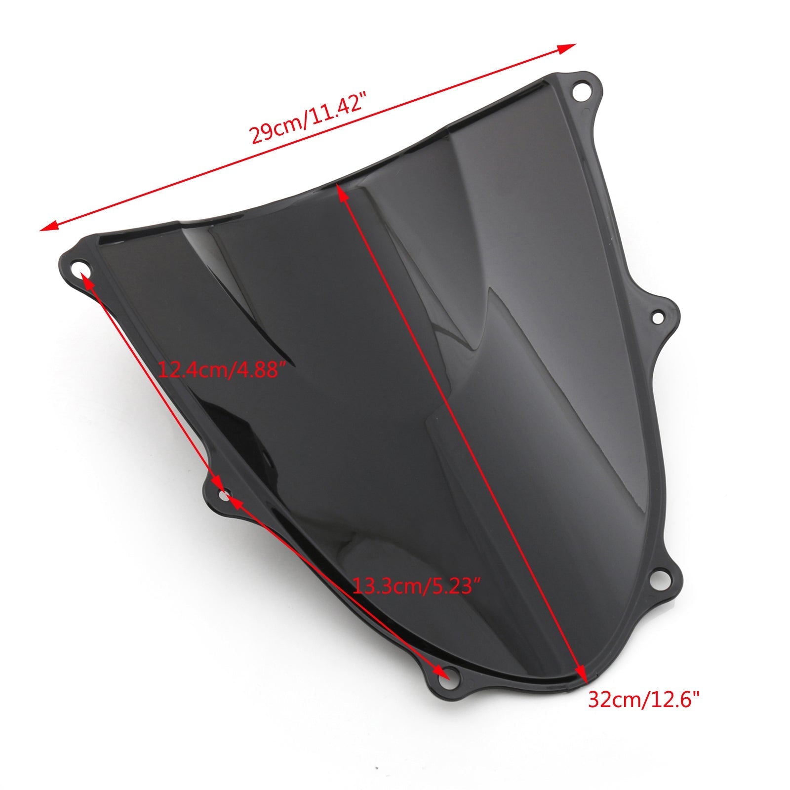Windshield WindScreen For Suzuki GSXR 1000 GSXR1000 K17 2017-2022 Black