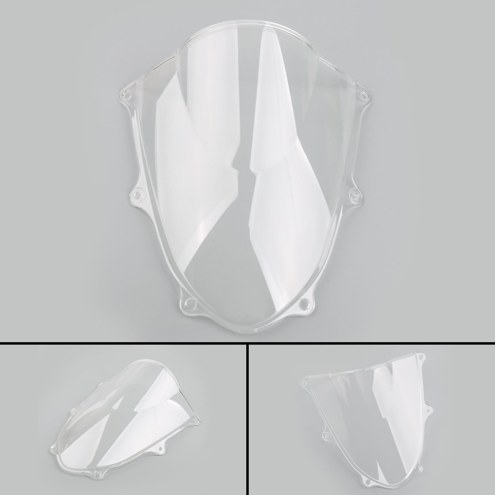 Windshield WindScreen For Suzuki GSXR 1000 GSXR1000 K17 2017-2022 Black