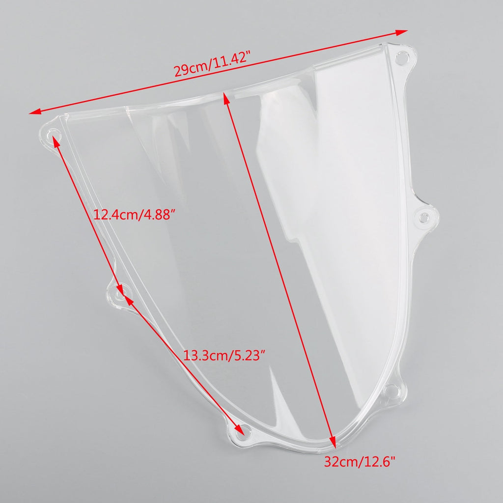 Windshield WindScreen For Suzuki GSXR 1000 GSXR1000 K17 2017-2022 Black
