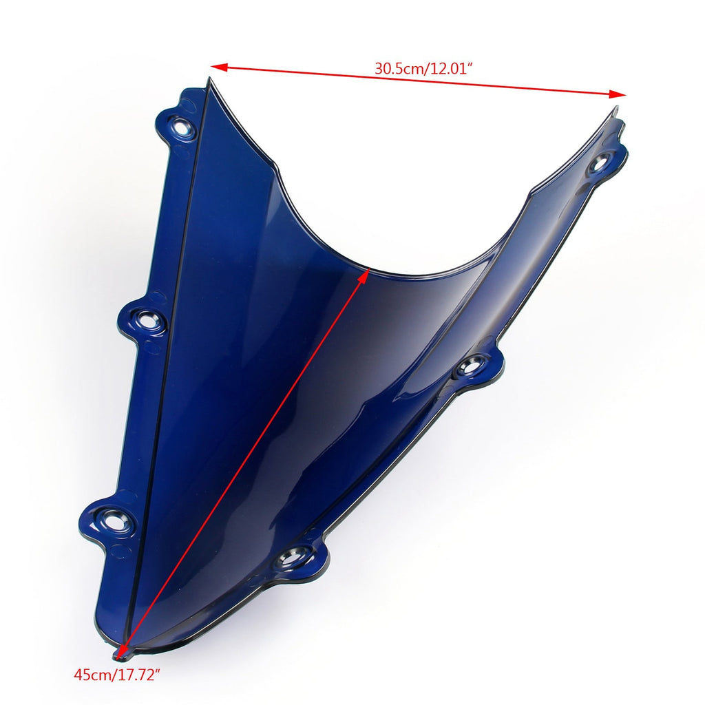 Windshield Windscreen Double Bubble For Yamaha YZF 1000 R1 (2004-2006) 9 Color