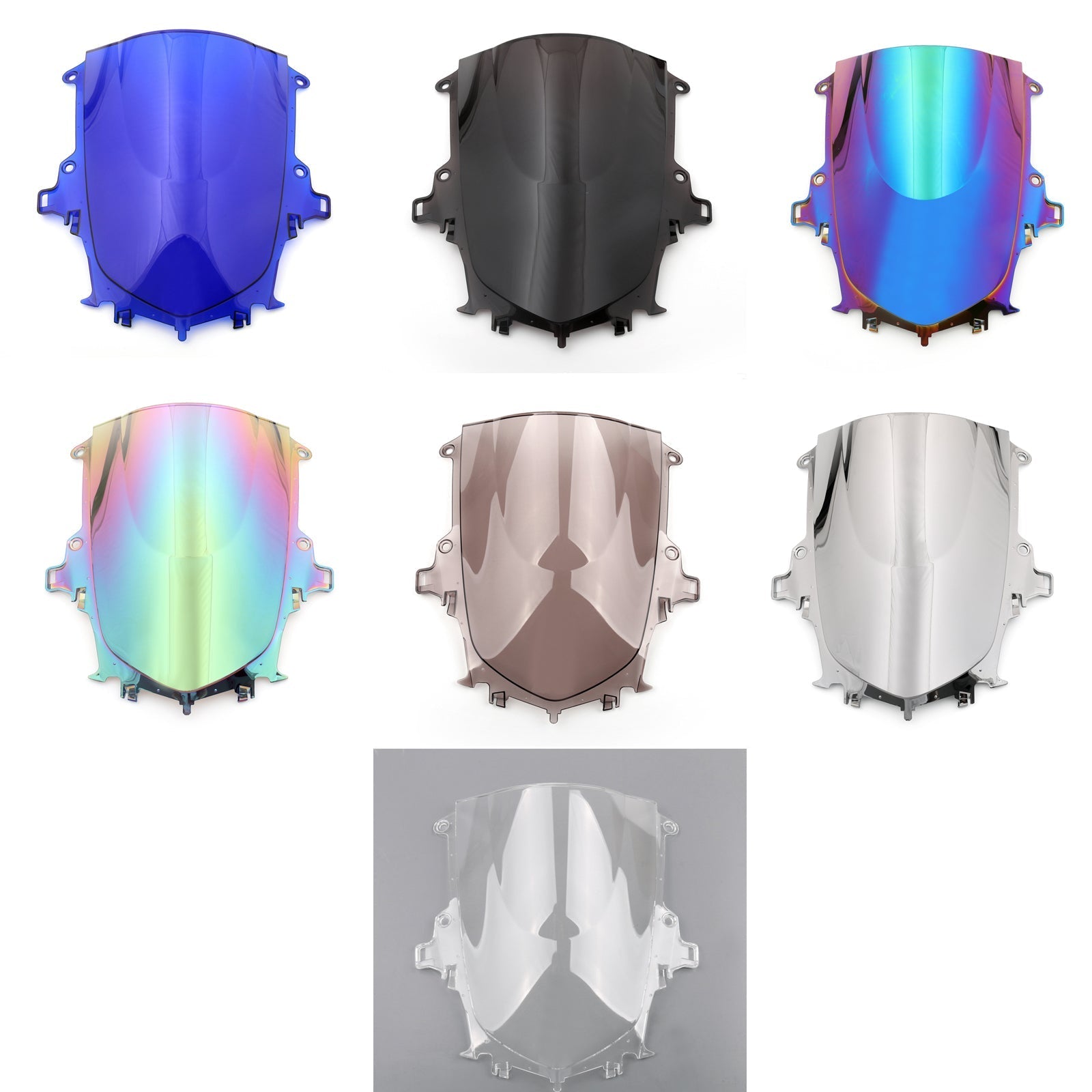 Windshield Windscreen Double Bubble For Yamaha YZF R1 (2015-2019) 7 Color