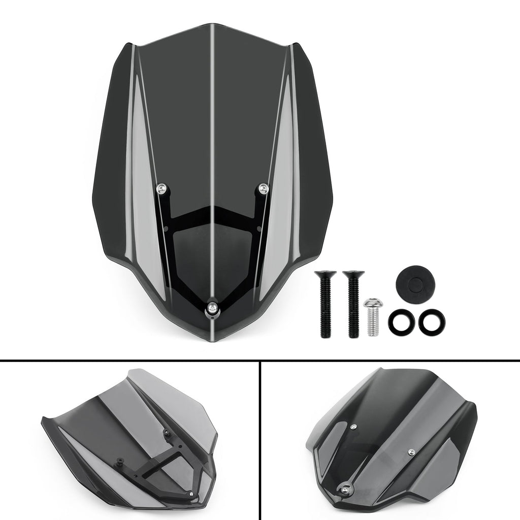 ABS Motorcycle Windshield WindScreen With Bracket For Yamaha MT-03 2016-2019