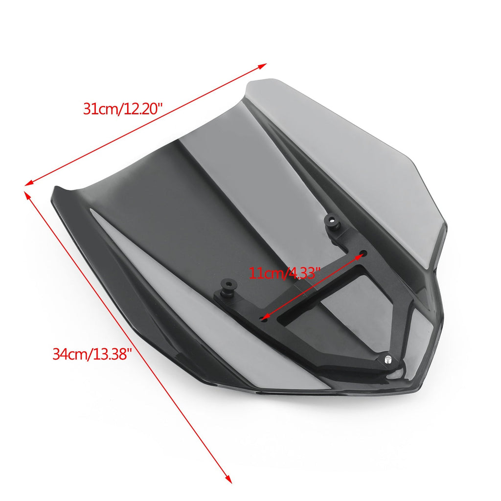 ABS Motorcycle Windshield WindScreen With Bracket For Yamaha MT-03 2016-2019