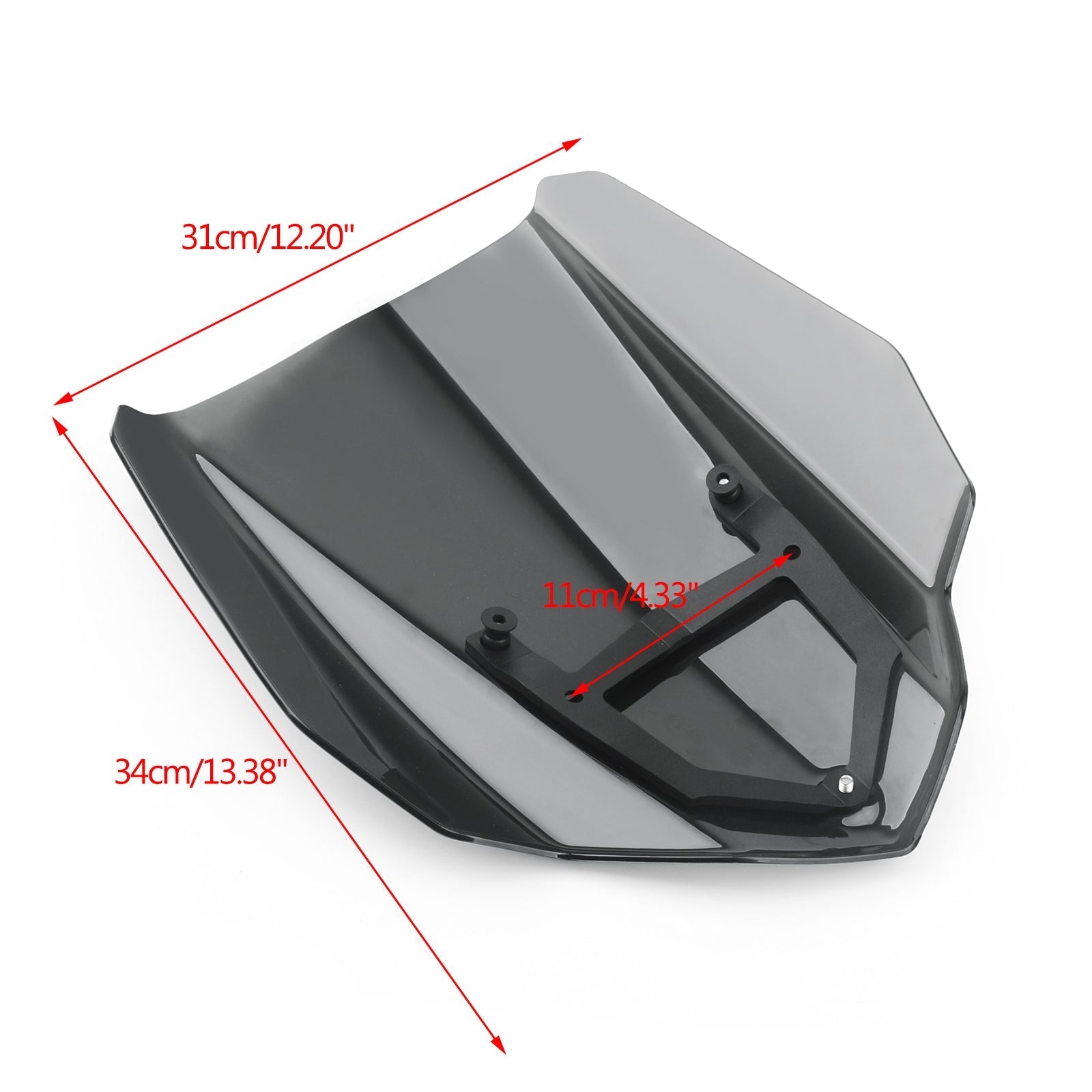 ABS Motorcycle Windshield WindScreen With Bracket For Yamaha MT-03 2016-2019