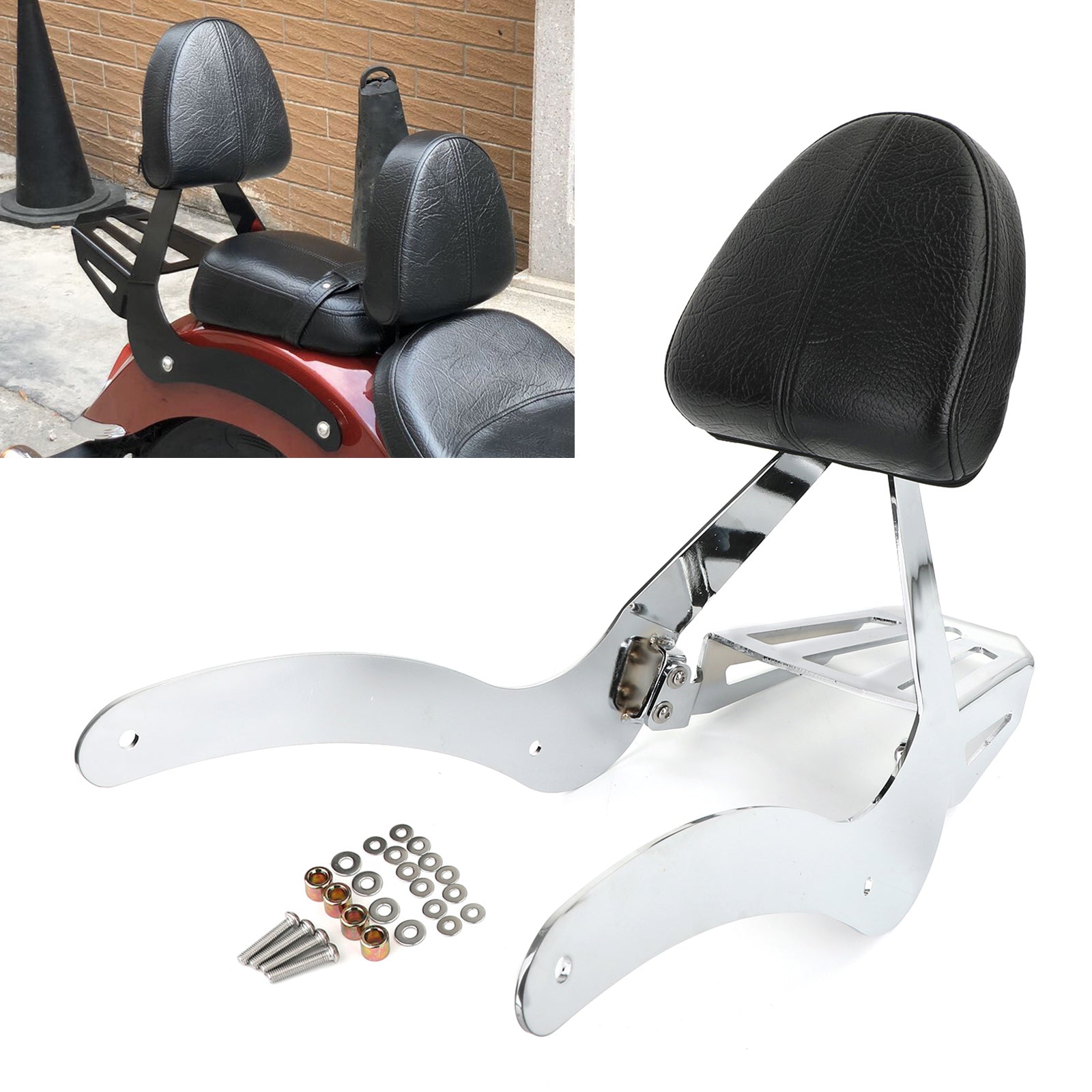 2014-2022 Indian Scout Sixty / Scout Passenger Sissy Bar Backrest Luggage Rack