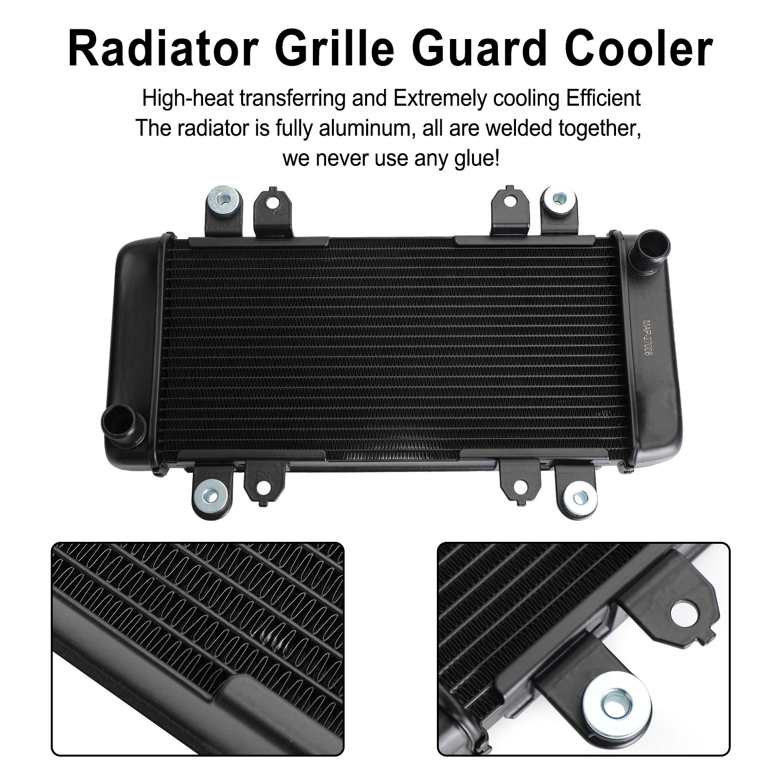 Radiator Guard Cooler Cooling For KAWASAKI NINJA 300 EX300 EX 300 2013-2017