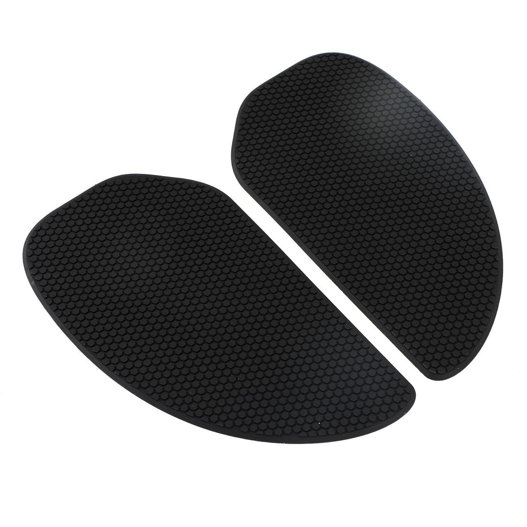 2x Side Tank Traction Grips Pads For Cafe Racer Custom Bobber Chopper Clubman