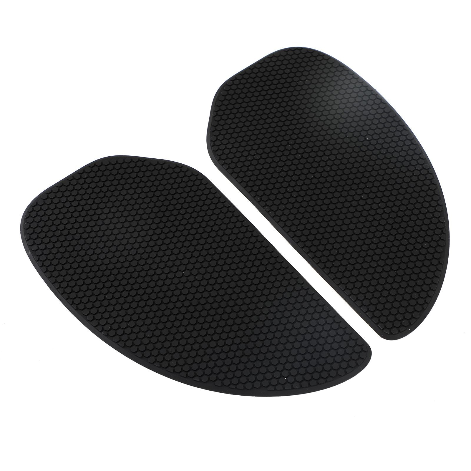 2x Side Tank Traction Grips Pads For Cafe Racer Custom Bobber Chopper Clubman