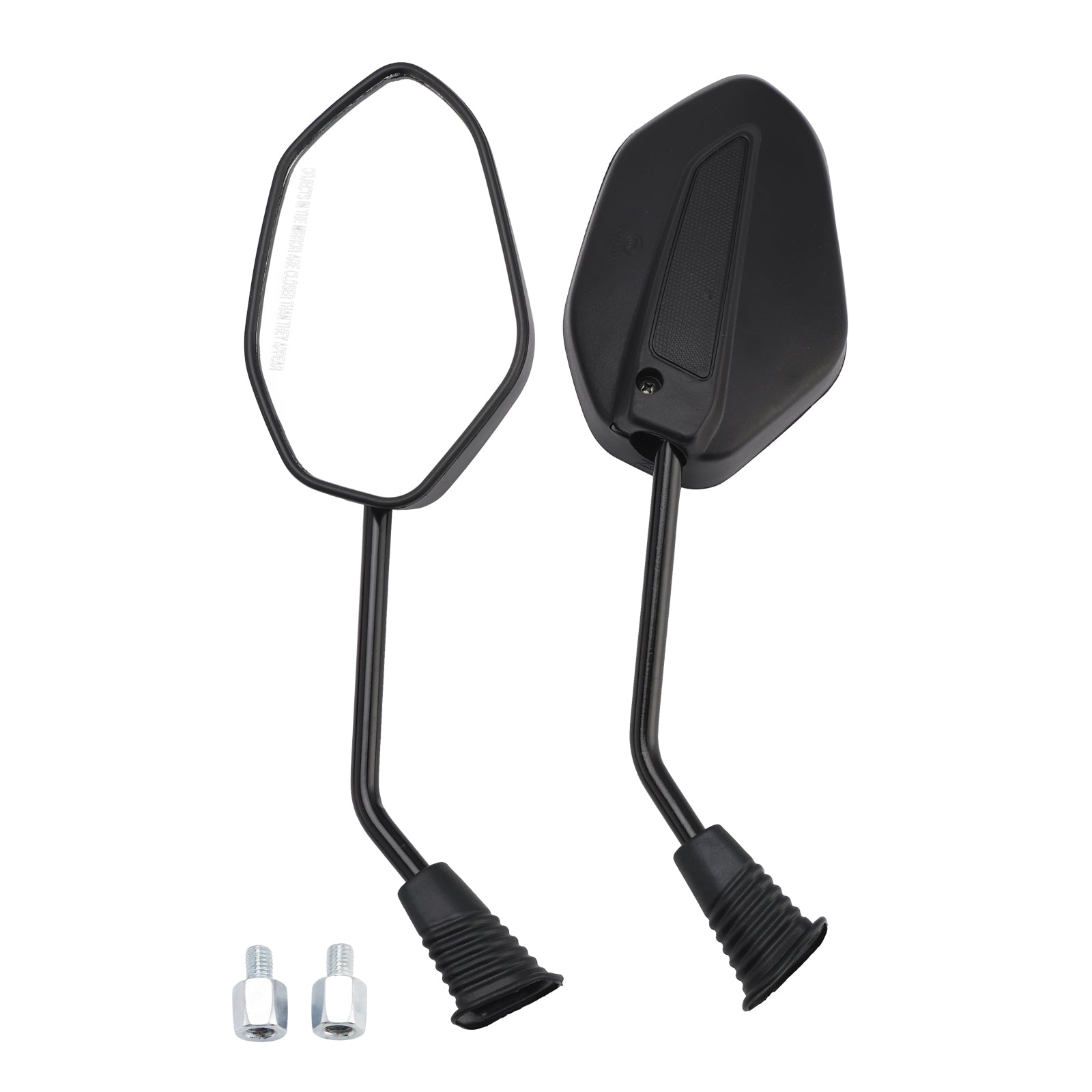 Black Rearview M8 Mirrors Left & Right For 2017-2022 Honda Dio 110 SCV110